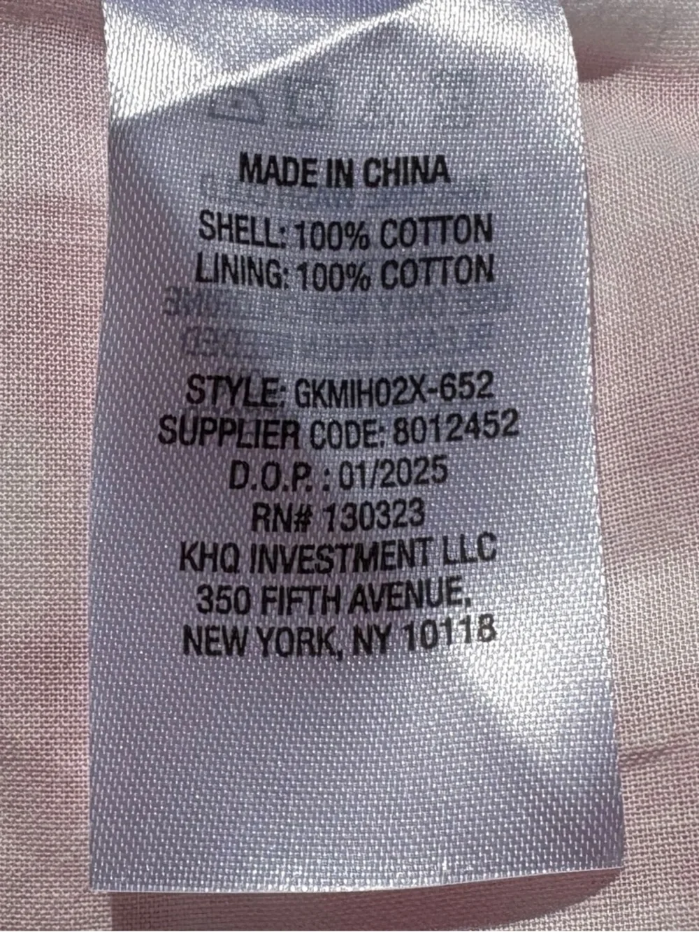 Gap Kids Girl's Cotton Pink & White‎ Gingham Sundress Size XL (14/16) NWOT